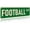 Football, variant on Manyige Basketball Gifts for Boys Men Vintage Basketball ST Sign for Boys Room Man Cave Basketball Gear Room Court Decor 4×16 Inch (3347)