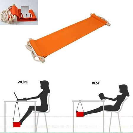 Portable Mini Office Foot Rest Stand Desk Feet Hammock Easy To