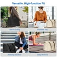 thumbnail image 3 of Bolso Hinchado, Bolso Hombro Acolchado Liviano, Bolsos Hechos de Abajo, Nylon, Poliéster Con Estructura Compartimentada Organizada Para Vieve Domiciliarios DiariamentO, Mujeres, 3 of 7