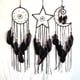thumbnail image 4 of Blanco-3 piezas Atrapasueños de Halloween Sol Luna Estrella Diseño Tradicional Hecho a Mano para Colgar en la Pared Decoración del Hogar (Negro), 4 of 5
