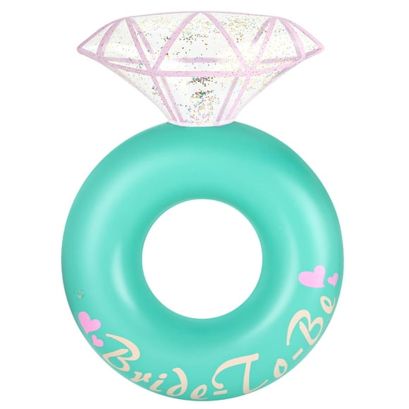Anillo inflable de diamantes Pool Float HeySplash para adultos