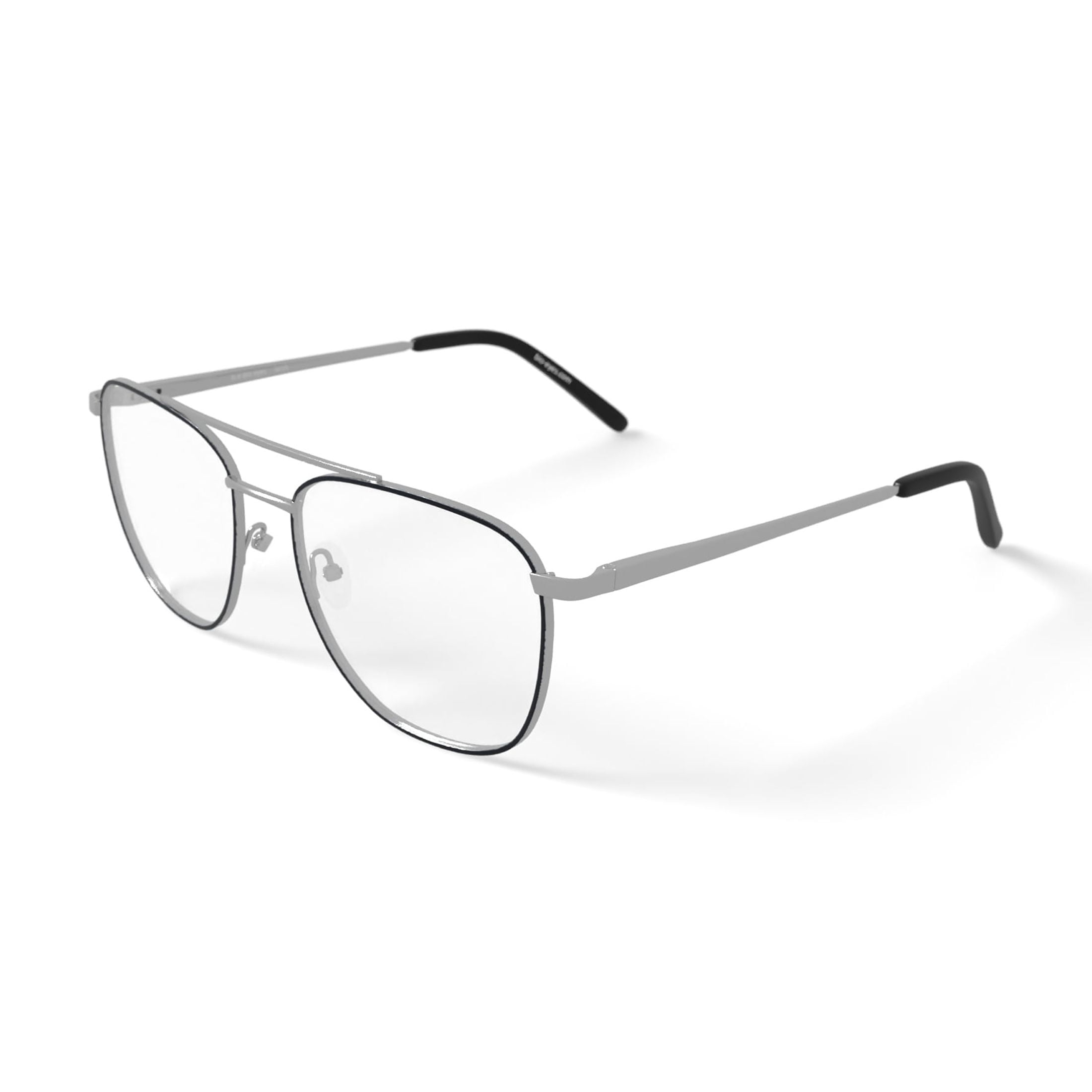 Bio Eyes Men's BE145 Mangrove Aviator Prescription Eyeglasses with Case, Black Gold