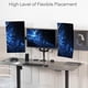 thumbnail image 2 of Soporte de Monitor Triple Vivo Negro ajustable para 3 Pantallas de hasta 32 Pulgadas, 2 of 10