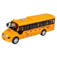 thumbnail image 2 of Milaget Bus Toy 1/12 Scale Educational Creative Bus Model for Party Birthday Parties Yellow, 2 of 9