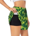 thumbnail image 3 of Running Shorts for Women, Tennis Balls Workout Athletic Shorts with Pockets, Lounge Yoga Shorts Women, 3 of 7