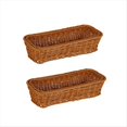 thumbnail image 1 of Cesta Tejida de Ratán de Plástico, Cuchara, Tenedor, Cuchillo, Palillos, Organizador de Vajilla, Soporte de Drenaje para Cubiertos de Cocina A, 1 of 6