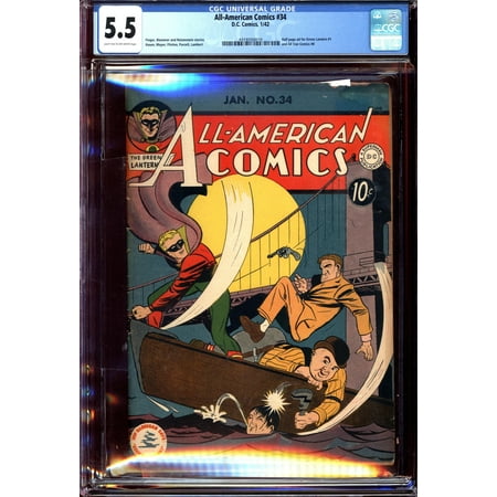 All-American Comics #34 - CGC 5.5 Comic Book