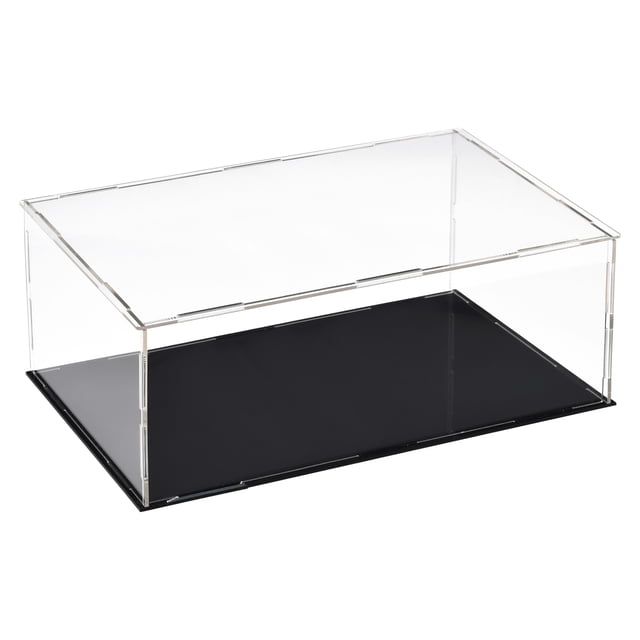 Unique Bargains Acrylic Clear Display Case Box Dustproof Protection Showcase Cube Collectibles Show Box 30x15x10cm