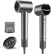 High Speed Ionic Hair Dryer with Brushless Motor 160000 RPM 500M Negative Ions Magnetic Diffuser and Nozzle