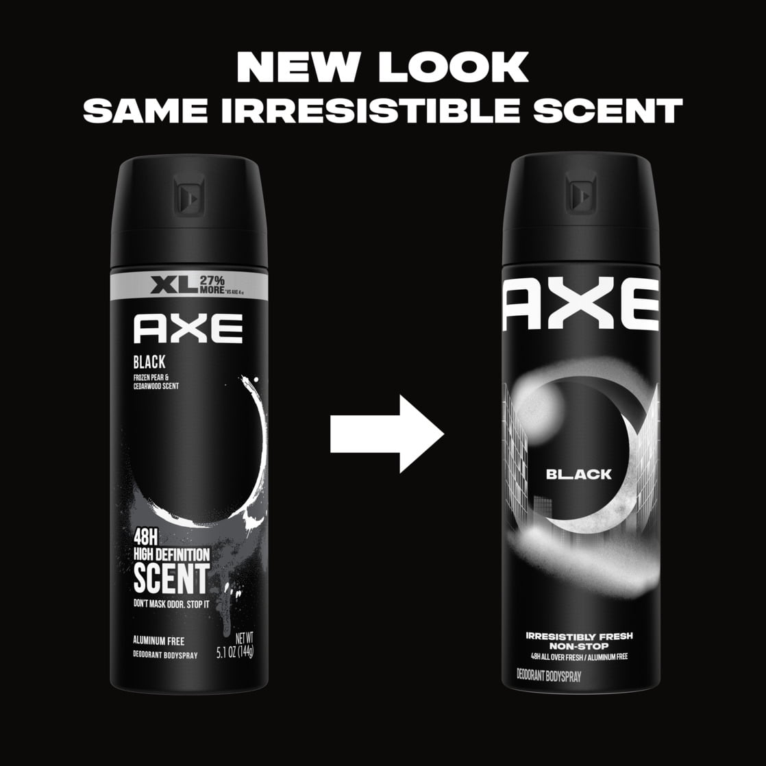 AXE Deodorant Spray for Men Black Frozen Pear & Sandalwood