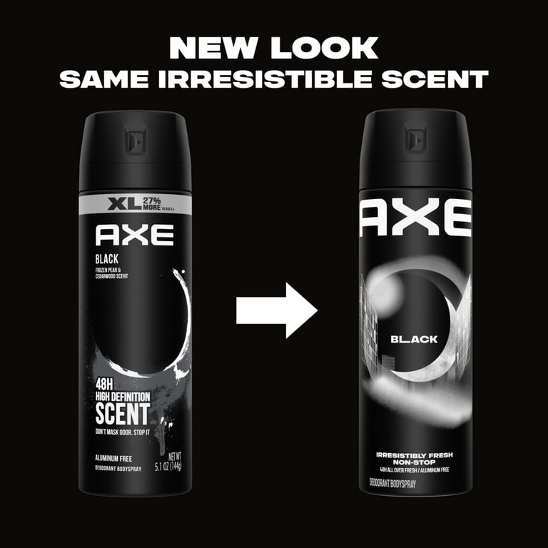 AXE Deodorant Spray for Men Black Frozen Pear & Sandalwood