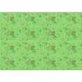 thumbnail image 1 of Ahgly Company Machine Washable Indoor Rectangle Transitional Emerald Green Area Rugs, 2' x 5', 1 of 7