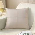 thumbnail image 5 of LAMIRO Decorative Throw Pillow for Couch 18x18"es Boho Bed and Sofa Accent Pillows,Indoor Decor Pillows for Living Room Bedroom,Throw Pillows Under 5$,Pack of 1,White, 5 of 7