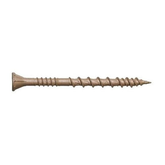 Simpson Strong-Tie  Quick Drive No. 10 x 3 in. Square Flat Head Coated Steel Deck Screws, 15.20 lbs - Pack of 1000