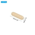 thumbnail image 2 of Uxcell Wood Dowel Pins Fluted Wooden Dowel Pin Beveled Groove for Furniture Art Crafts Projects 6 x 20mm 120, 2 of 6