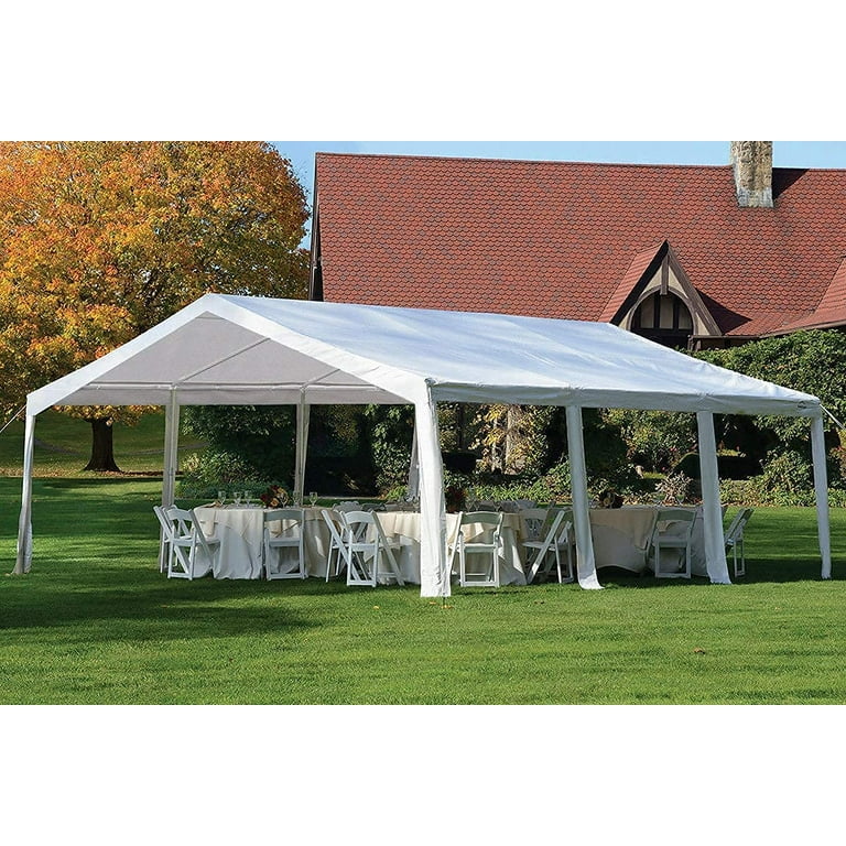 Quictent 16 x32 Party Tent Heavy Duty Wedding Tent Outdoor Gazebo Event Shelter Canopy with 4 Carry Bags White