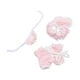 thumbnail image 2 of Conjunto de pijamas de 3 piezas, ropa para muñecas, regalo para niñas pequeñas, disfraces, DIY para muñecas con estilo, accesorios de ropa para muñeca rosa, 2 of 9