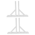 thumbnail image 4 of OUNONA  2 Pcs Wood Fence Stand Picket Support Feet Small Garden White, 4 of 7