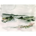 thumbnail image 3 of Parker, Jennifer Paxton 14x11 Black Modern Framed Museum Art Print Titled - Lake Mist II, 3 of 5