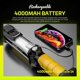 thumbnail image 3 of 1 Piece Rechargeable LED Cordless Handheld Work Light 1500 Lumens COB Portable Mechanic Lamp with Magnetic Base and Hook for Repair, 3 of 5