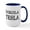 White/Navy Inside, variant on CafePress - Nikola Tesla Large Mug - 15 oz Ceramic Large White Novelty Mug