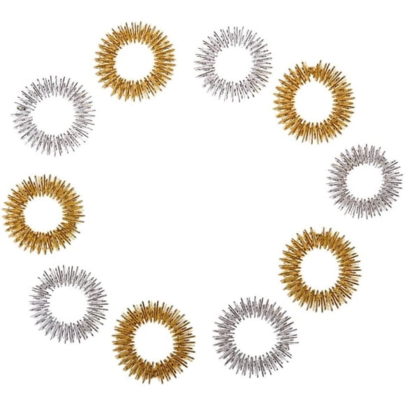 GFDYREE Chinese Medicine Acupressure Massage Rings 10pcs