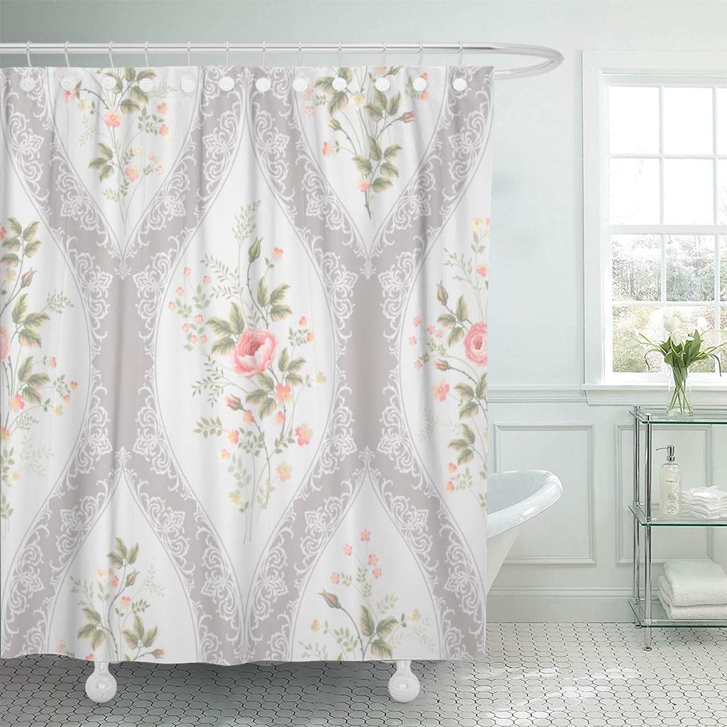 KSADK Blue Flower Floral with Lace and Bouquet with Colorful Victorian