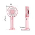 thumbnail image 2 of Ventilador de mano silencioso recargable por USB, ventilador portátil, ventilador eléctrico de refrigeración para mujeres y hombres, 2 of 9