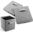 thumbnail image 2 of 4 Pieces Foldable Storage Box 27x27x28cm Folding Box Without Lid For Room Dividers Or Shelves, 2 of 6
