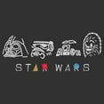 thumbnail image 2 of Men's Star Wars: A New Hope Line Art Characters Graphic T-Shirt, 2 of 5