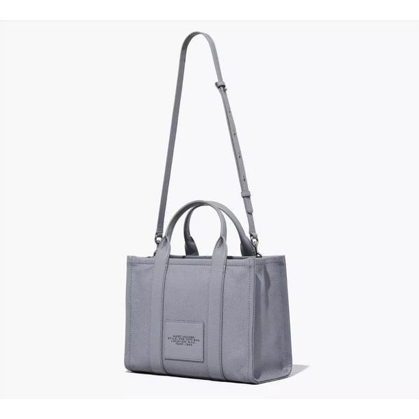 Marc Jacobs The Leather Medium Tote Bag - Wolf Grey - Walmart.com