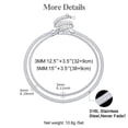 thumbnail image 7 of Silvora Silver Layered Chain Necklaces for Women Minimalist Herringbone Choker Necklace Stainless Steel Flat Snake Chain Jewelry Gifts for Daughter Girlfriend Birthday Christmas, 7 of 7