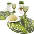 thumbnail image 2 of Manteles Individuales para Mesa, 4 Piezas Tapete Redondo de Plastificado Rigido, Resistente Anti Manchas e Impermeable, Medida 39cm Diam, 2 of 9
