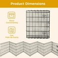 thumbnail image 5 of PEQULTI 30" Metal Dog Playpen 8-Panel (30" x 24") Foldable Pet Fence with Door for Indoor & Outdoor Use, 5 of 8