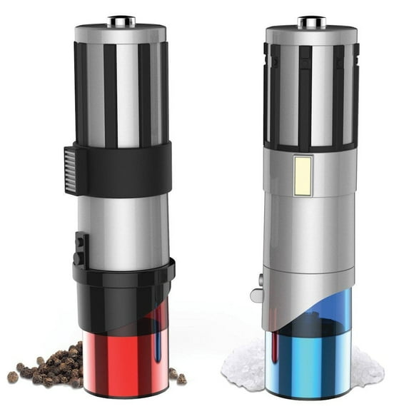 Star Wars Moulin à Sel et Poivre Électrique Sabre Laser (Lot de 2)