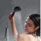 thumbnail image 5 of Ducha de mano para baño, redonda negra, 5 of 5