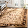 thumbnail image 5 of Safavieh  Handmade Persian Legend Hale Traditional Oriental Wool Rug Ivory/Black 7'6" x 9'6" Oval 8' x 10', 7' x 9' Indoor Living Room, Bedroom,, 5 of 5