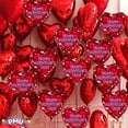 thumbnail image 5 of PMU Valentine's Day Heart Shaped Happy Valentine's Day Patterned Hearts 18 Inch Mylar-Foil Balloon Proposal, Special Events, Photo Props Party Decoration and Accessories (5/Pkg) Pkg/1, 5 of 9
