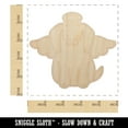 thumbnail image 2 of Dog Angel Wood Shape Unfinished Piece Cutout Craft DIY Projects - 4.70 Inch Size - 1/8 Inch Thick, 2 of 7