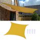 thumbnail image 3 of Toldo para el sol al aire libre, rectángulo, 10 'x 13', 98%, toldo de bloque UV para patio, patio trasero, césped, jardín, parasol al aire libre, cubi Amarillo Sunnimix Vela de sombra solar, 3 of 8