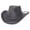 Chocolate, variant on Hilltop - Leather Cowboy Hat