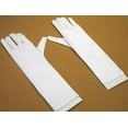 thumbnail image 2 of Jacobson Hat Company Women's Adult 18 Inch Long Nylon Glove, White, One Size, 2 of 2