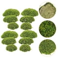 thumbnail image 4 of HERFIER 12Pcs Decorative Artificial Moss Rocks Artificial Mossy Stone Decorations Outdoor Garden Moss Rocks 3.54x3.14x1.18in, 4 of 8