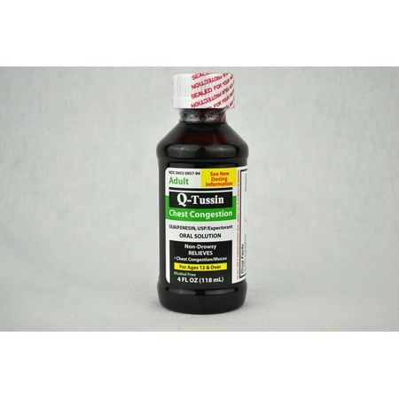 Q Tussin Chest Congestion, 4 oz bottle-1 Each (Best Meds For Chest Congestion)