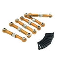 thumbnail image 2 of Metal 43-55mm Steering Links Pull Rod for HS 1/18 RC Car Truck , golden, 43mm, 2 of 8