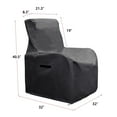 thumbnail image 3 of Skypatio Weather-resistant Durable Oxford Chair Cover, Black, 3 of 7
