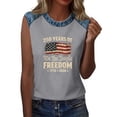 thumbnail image 6 of Hearthz 1776-2026 USA 250th Anniversary Shirt Raglan Sleeveless Womens Tank Tops We the People Patriotic Vest American Flag 250 Anniversary USA Shirt Women, 6 of 7