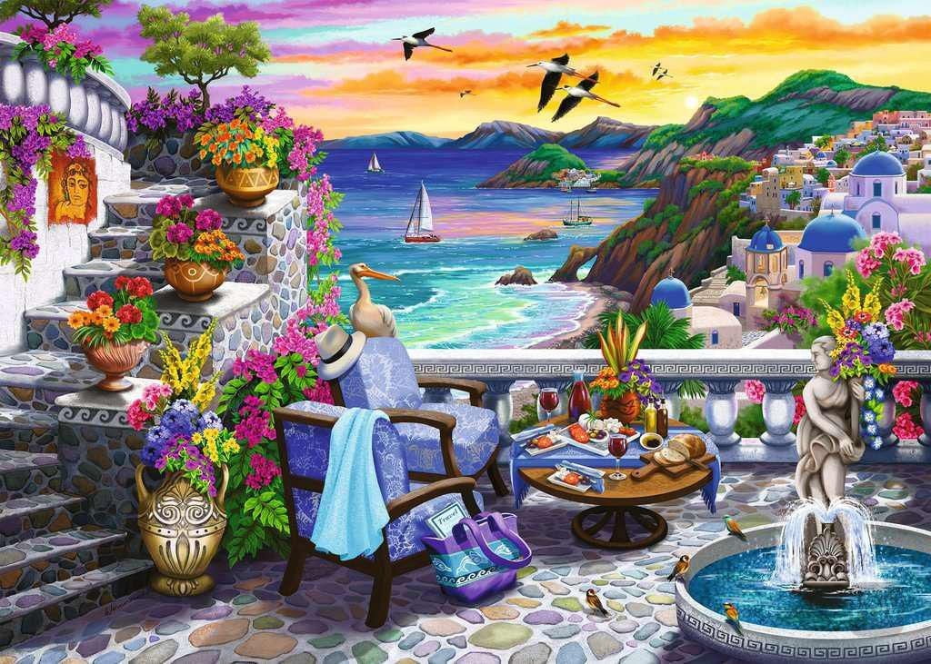 Ravensburger 300 pc Puzzle - Santorini Sunset