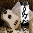 thumbnail image 4 of Music Note Tumbler, Music Teacher Gifts, Piano Band Drummer Travel Mug, Music Teacher Appreciation Gifts for Men Women, Music Gifts for Students, Music Lovers, Singers - 20 Oz Skinny Tumbler Music Cup, 4 of 6