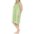 thumbnail image 3 of EZI Nightgowns for Women - Soft & Breathable Satin Night Gowns for Adult Women - Medium to Plus Size Womens Sleep Shirts - Knee-Length Nightgown, 3 of 7